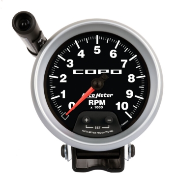 Picture of Autometer 3-3/4in 10K RPM Pedestal w/Ext. Quick-Lite Gauge Chevrolet COPO Camaro