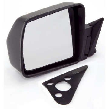 Picture of Omix Black Manual Left Side Mirror 84-96 Cherokee (XJ)