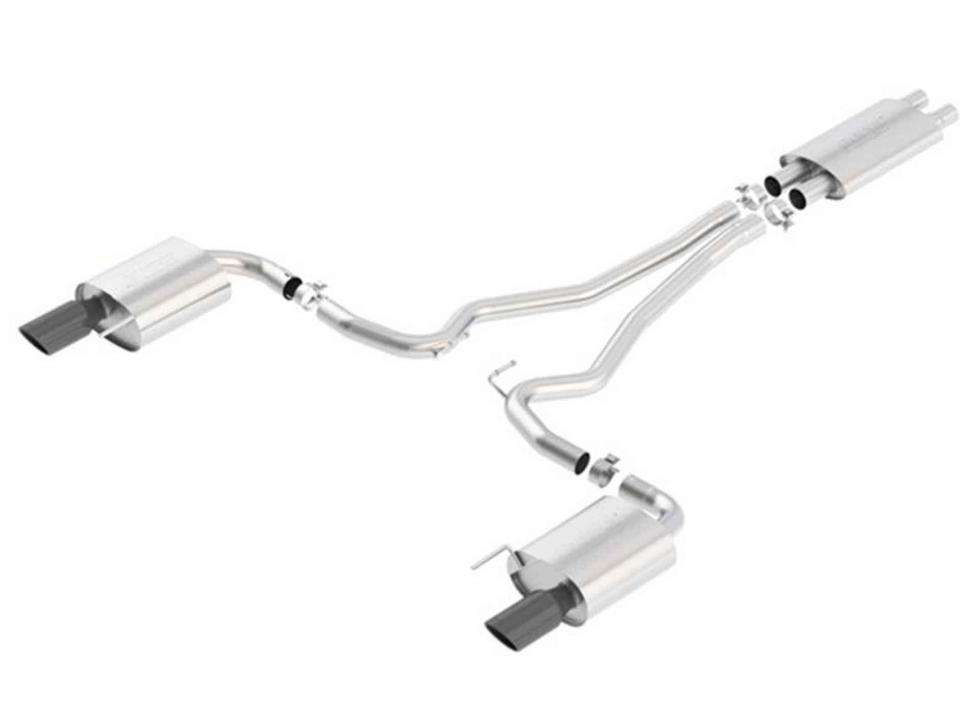 Picture of Borla Touring Cat-Back 15 Ford Mustang GT 5.0L V8 MT/AT 2.5in pipe Black 4in tip