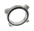 Picture of Torque Solution Throttle Body Spacer (Silver): Ford Mustang GT 5.0L 2011-2016