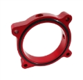 Picture of Torque Solution Throttle Body Spacer (Red): Ford Mustang GT 5.0L 2011-2016