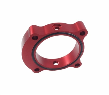 Picture of Torque Solution Throttle Body Spacer (Red): Hyundai Sonata 2.0T