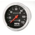 Picture of Autometer Traditional Chrome 3-3/8in 120 MPH In-Dash Full Sweep Mechanical Speedometer