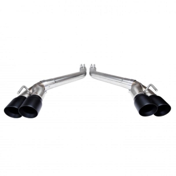 Picture of Kooks 2016 + Chevrolet Camaro SS LT1 3in Axle Back Muffler Delete Exhaust System w/ Black Quad Tips