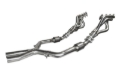 Picture of Kooks 05-10 Ford Mustang GT Manual 1 5/8in x 2 1/2in SS Long Tube Headers and OEM Catted SS X Pipe