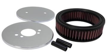 Picture of K&N Custom Round Racing Assembly Red 4.5in ID / 5.875in OD / 1.75in Height