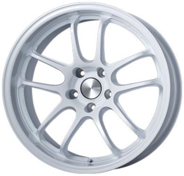 Picture of Enkei PF01EVO 17x9 22mm Offset 5x114.3 75mm Bore Pearl White Wheel Special Order / No Cancel