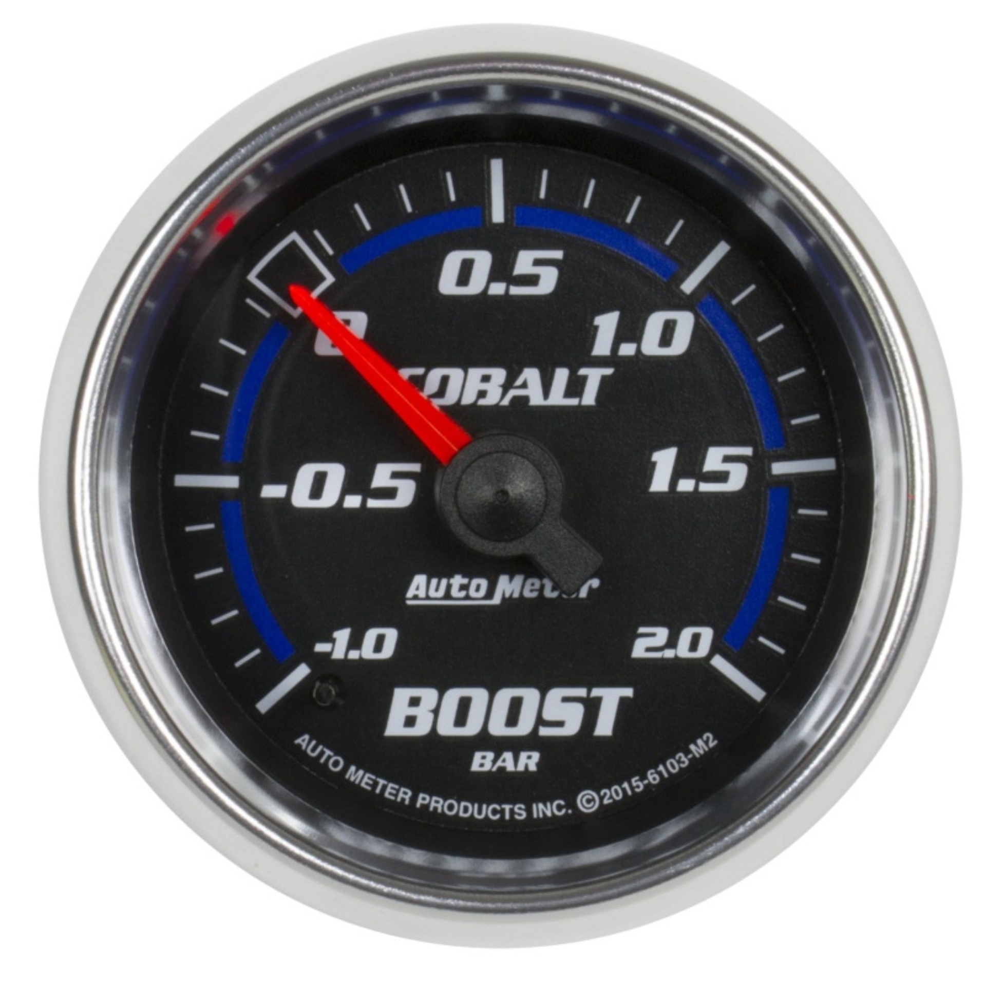 Picture of Autometer Cobalt Gauge Vac/Boost 2 1/16in -1 - +2 Bar Mechanical Cobalt