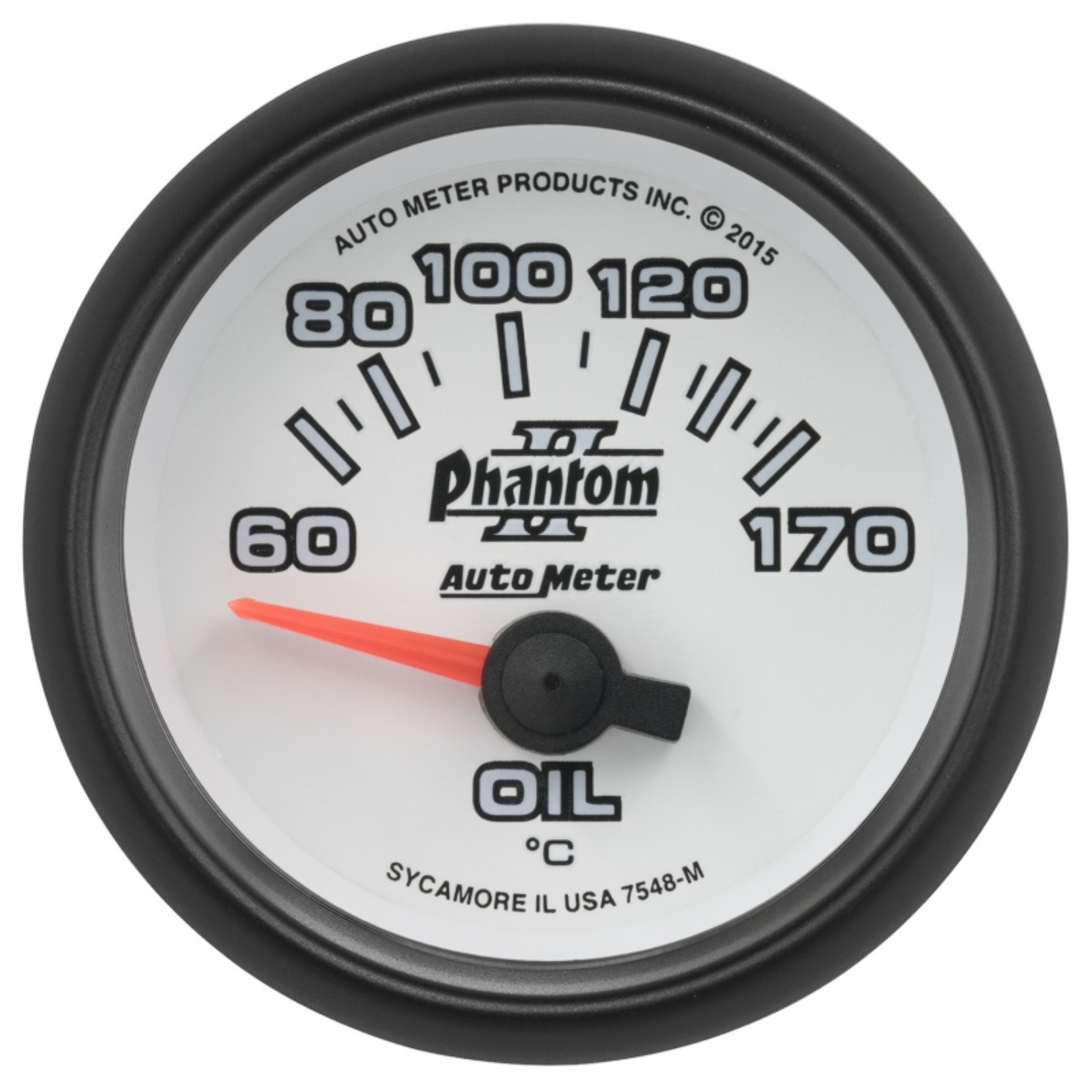 Picture of Autometer Phantom II Gauge Oil Temp 2 1/16in 60-170f Electric Phantom II
