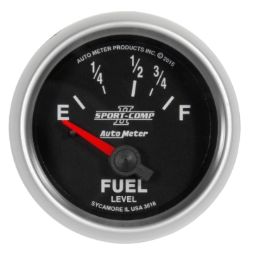 Picture of Autometer Sport-Comp II Gauge Fuel Level 2 1/16in 16e To 158f Elec Sport-Comp II