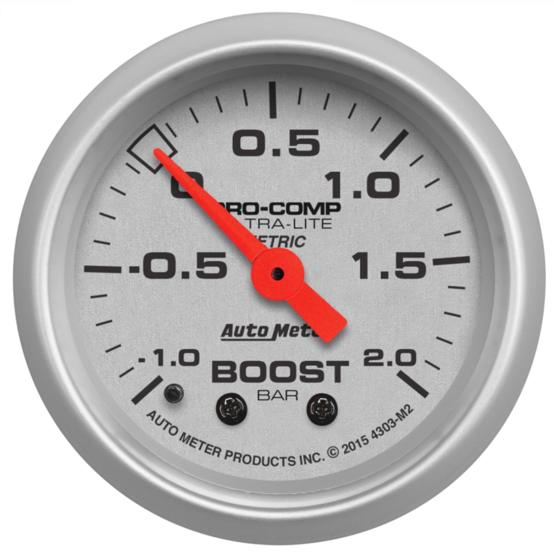 Picture of Autometer Ultra-Lite Gauge Vac/Boost 2 1/16in -1 - +2 Bar Mechanical Ultra-Lite