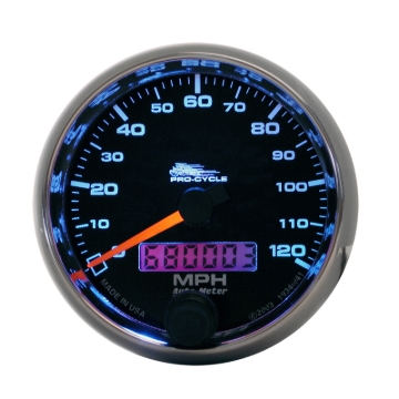 Picture of Autometer Pro-Cycle Gauge Speedo 2 5/8in 120 Mph Elec Black
