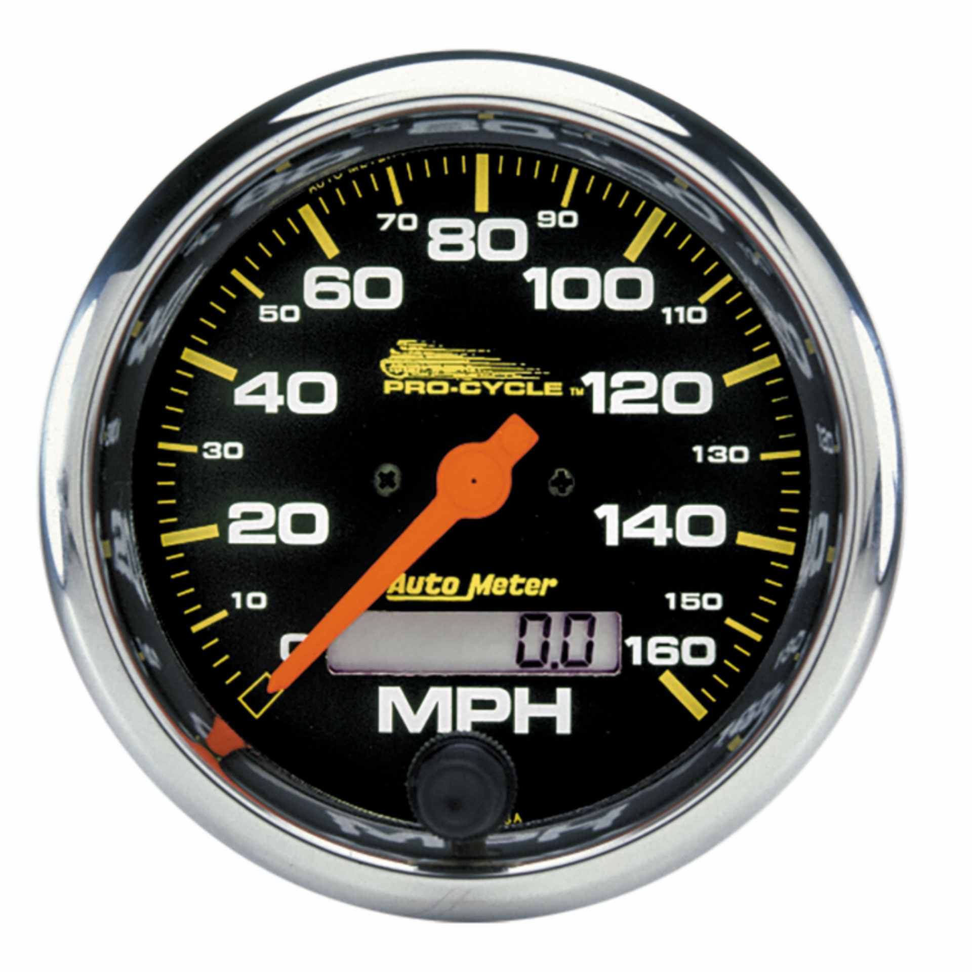 Picture of Autometer Pro-Cycle Gauge Speedo 3 3/4in 160 Mph Elec Black