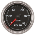 Picture of Autometer Pro-Cycle Gauge Voltmeter 2 1/16in 18V Digital Stepper Motor Black
