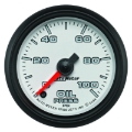 Picture of Autometer Pro-Cycle Gauge Oil Pressure 2 1/16in 100psi Digital Stepper Motor White
