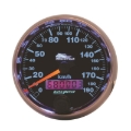 Picture of Autometer Pro-Cycle Gauge Speedo 2 5/8in 190 Kmh Elec Black