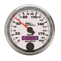 Picture of Autometer Pro-Cycle Gauge Speedo 2 5/8in 190 Kmh Elec White