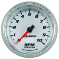 Picture of Autometer Pro-Cycle Gauge Tachometer 3 3/8in 10K Rpm White