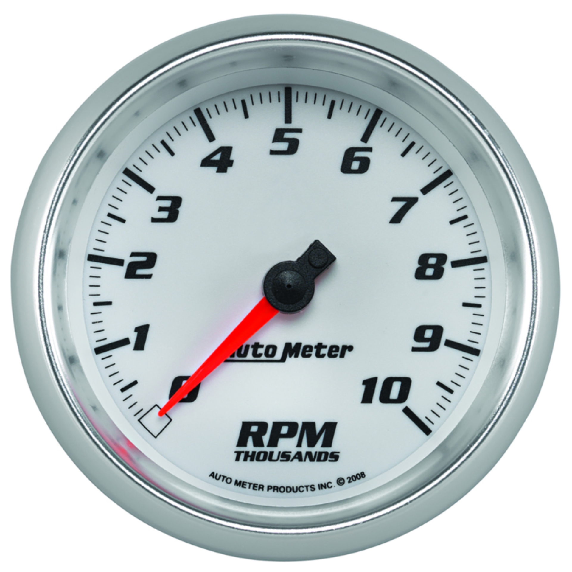 Picture of Autometer Pro-Cycle Gauge Tachometer 3 3/8in 10K Rpm White