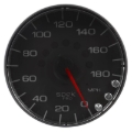 Picture of Autometer Spek-Pro Gauge Speedometer 5in 180 Mph Elec. Programmable Black/Black