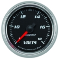 Picture of Autometer Pro-Cycle Gauge Voltmeter 2 1/16in 18V Digital Stepper Motor Black