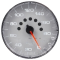 Picture of Autometer Spek-Pro Gauge Speedometer 5in 180 Mph Elec. Programmable Silver/Chrome