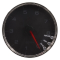 Picture of Autometer Spek-Pro Gauge Tachometer 5in 8K Rpm W/Shift Light & Peak Mem Black/Chrome
