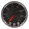 Picture of Autometer Spek-Pro Gauge Vac/Boost 2 1/16in 30Inhg-30psi Stepper Motor W/Peak & Warn Black/Chrome