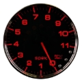 Picture of Autometer Spek-Pro Gauge Tachometer 5in 11K Rpm W/Shift Light & Peak Mem Black/Chrome