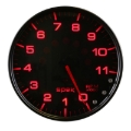 Picture of Autometer Spek-Pro Gauge Tachometer 5in 11K Rpm W/Shift Light & Peak Mem Black/Smoke/Black