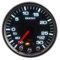 Picture of Autometer Spek-Pro Gauge Vac/Boost 2 1/16in 30Inhg-30psi Stepper Motor Peak & Warn Black/Smoke/Black