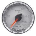 Picture of Autometer Spek-Pro Gauge Boost 2 1/16in 60psi Stepper Motor W/Peak & Warn Slvr/Chrm