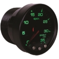 Picture of Autometer Spek-Pro Gauge Boost 2 1/16in 35psi Stepper Motor W/Peak & Warn Blacksmoke//Black