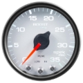 Picture of Autometer Spek-Pro Gauge Boost 2 1/16in 35psi Stepper Motor W/Peak & Warn White/Black