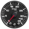 Picture of Autometer Spek-Pro Gauge Boost 2 1/16in 35psi Stepper Motor W/Peak & Warn Black/Black