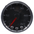 Picture of Autometer Spek-Pro Gauge Boost 2 1/16in 60psi Stepper Motor W/Peak & Warn Blk/Chrm