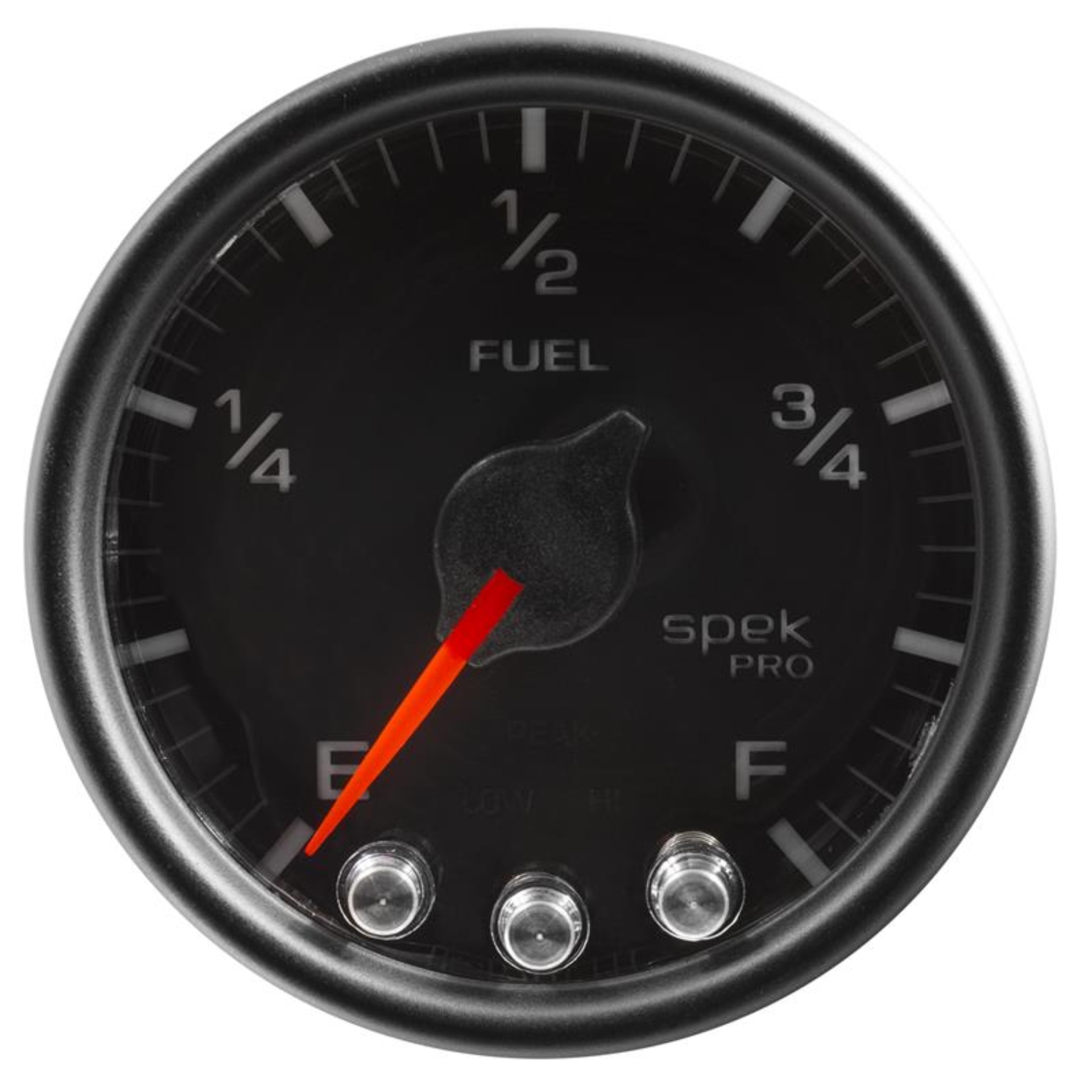 Picture of Autometer Spek-Pro Gauge Fuel Level 2 1/16in 0-270 Programmable Blk/Blk
