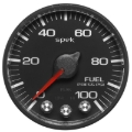 Picture of Autometer Spek-Pro Gauge Fuel Press 2 1/16in 100psi Stepper Motor W/Peak & Warn Blk/Blk