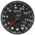 Picture of Autometer Spek-Pro Gauge Nitrous Press 2 1/16in 1600psi Stepper Motor W/Peak & Warn Blk/Blk