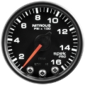 Picture of Autometer Spek-Pro Gauge Nitrous Press 2 1/16in 1600psi Stepper Motor W/Peak & Warn Blk/Blk