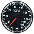 Picture of Autometer Spek-Pro Gauge Nitrous Press 2 1/16in 1600psi Stepper Motor W/Peak & Warn Blk/Chrm