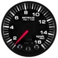 Picture of Autometer Spek-Pro Gauge Nitrous Press 2 1/16in 1600psi Stepper Motor W/Peak & Warn Blk/Blk
