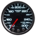 Picture of Autometer Spek-Pro Gauge Trans Temp 2 1/16in 300f Stepper Motor W/Peak & Warn Blk/Smoke/Blk