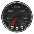 Picture of Autometer Spek-Pro Gauge Water Temp 2 1/16in 300f Stepper Motor W/Peak & Warn Blk/Chrm