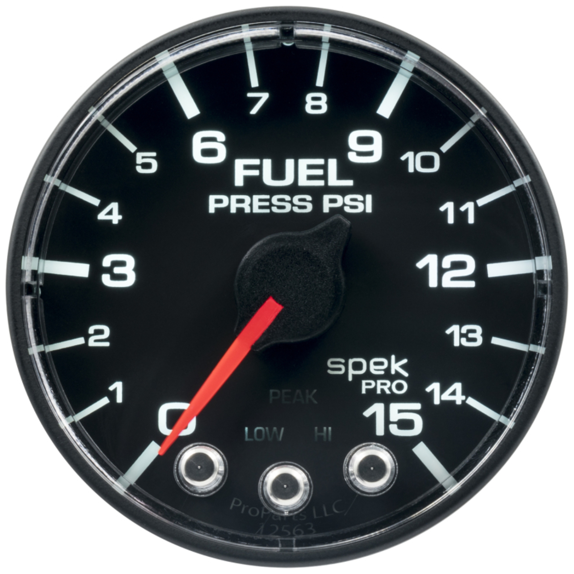 Picture of Autometer Spek-Pro - Nascar 2-1/16in Fuel Press 0-15 psi Bfb Ecu