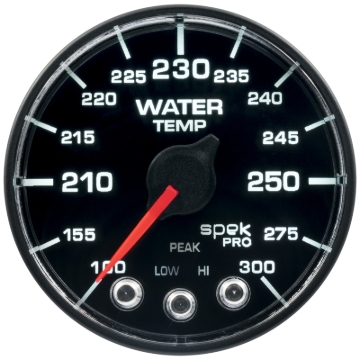 Picture of Autometer Spek-Pro - Nascar 2-1/16in Water Temp 100- 300F Bfb Ecu
