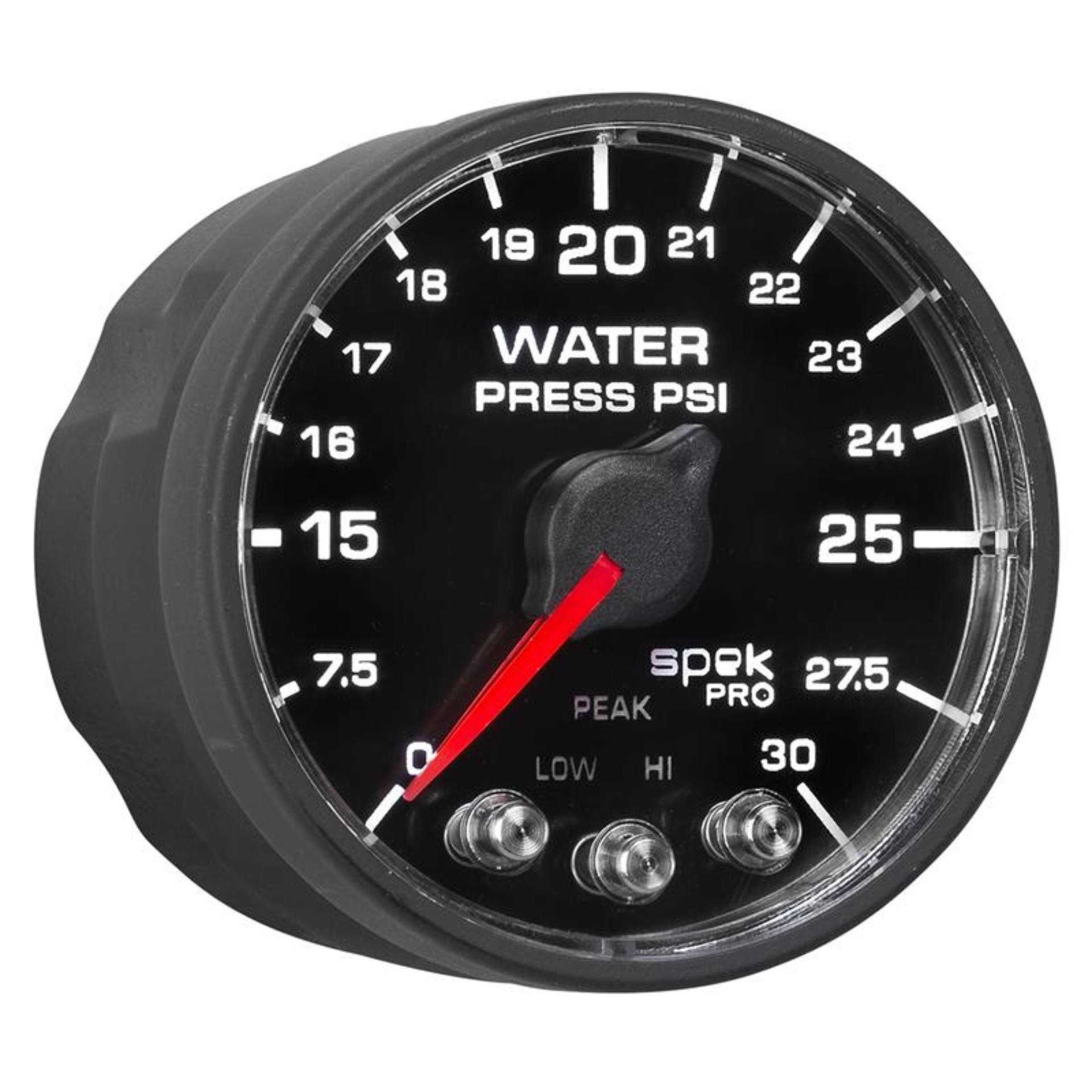 Picture of Autometer Spek-Pro - Nascar 2-1/16in Water Press 0- 30 psi Bfb