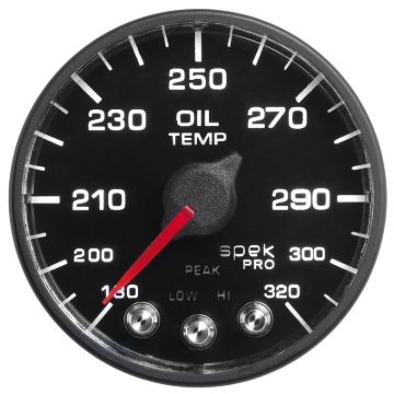 Picture of Autometer Spek-Pro - Nascar 2-1/16in Oil Temp 180- 320F Bfb Ecu