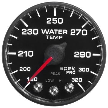 Picture of Autometer Spek-Pro - Nascar 2-1/16in Water Temp 180- 320F Bfb Ecu