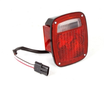 Picture of Omix Tail Light Black Housing LH 87-90 Jeep Wrangler